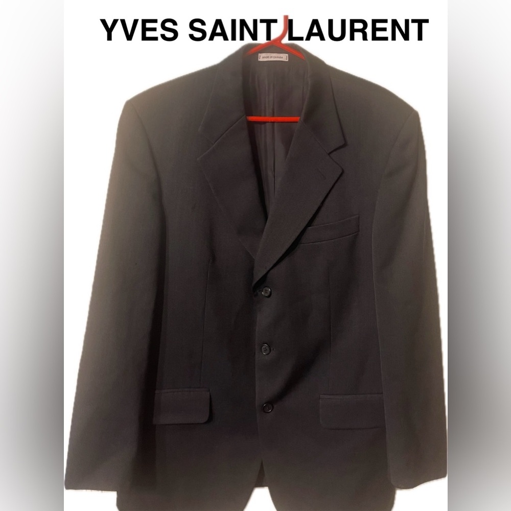 Yves Saint Laurent Blazer Jacket Blue